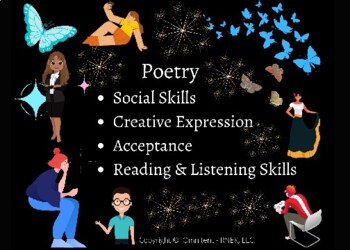 Preview of Poems by An Autistic Speech Therapist - Reading Bullying Social Isolation Themes