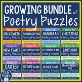 Poems for Close Reading Discussion & Analysis | Hands-On Poetry Growing Bundle