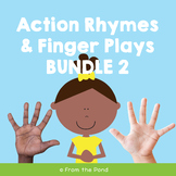 Poems for Kindergarten | Action Rhyme Finger Plays Bundle 2