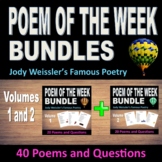 Poem of the Week -Vol. 1 & 2 (40 Poems Questions) Bundle f