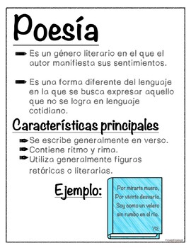 Preview of Poesía
