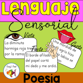 Preview of Poesía - Lenguaje Sensorial  / Imagery in Spanish (Poetry)