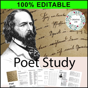 Preview of Poet Research Project - PBL - 100% Editable