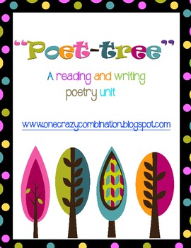 Preview of "Poet-tree" Reading and Writing Poetry Unit