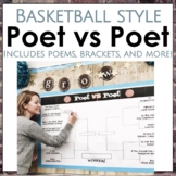 Poet vs Poet basketball style brackets; poetry study; poetry analysis
