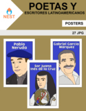 Poetas y Escritores Latinoamericanos Pósters  | 27 Pósters