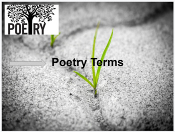 Preview of Poetic Devices Slideshow