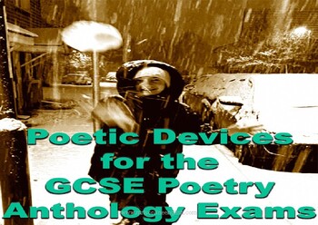Preview of Poetic Devices for the Poetry - PowerPoint