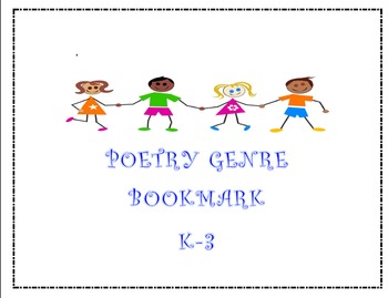 Preview of Poetic Literary Genre Bookmark (K-4)