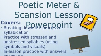 poetry scansion practice with answers