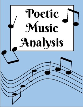 Preview of Poetic Music Analysis for Poetry or Music Appreciation