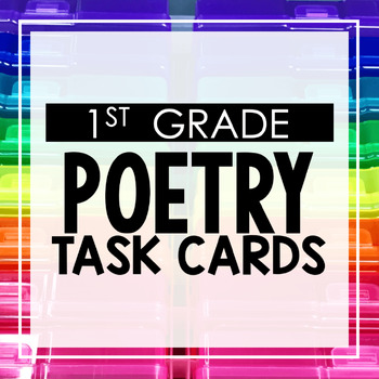 Preview of Poetry 1st Grade Reading Toothy® Task Kits