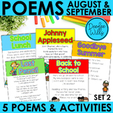 Back to School Poems Johnny Appleseed Poem & Activities Au