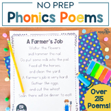 Poetry | 200+ Phonics Poems with Reading Comprehension Activities