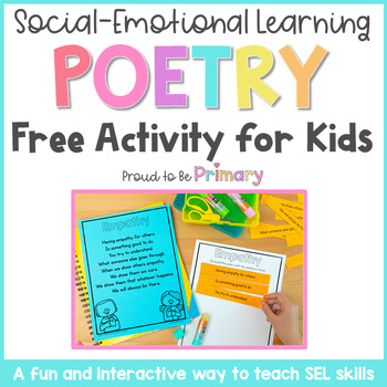 Preview of Poetry Activities - Social-Emotional SEL Empathy Poem for Poem Writing