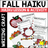 Poetry Activity Fall and Autumn Haiku Writing Activities a