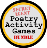 Secret Agent: Poetry Activity Games (GROWING BUNDLE)