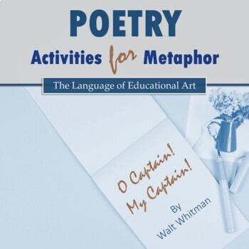 Preview of Poetry Analysis Activities for Metaphor Walt Whitman's 'O Captain! My Captain!'