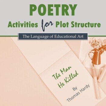 Preview of Poetry Analysis Activities for Plot Structure w/ Thomas Hardy – Rubric & Key