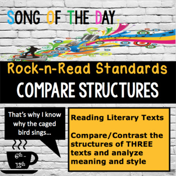 Preview of Standards Based Mini-Lesson:  Text Structure, Song of the Day