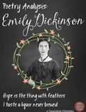 Poetry Analysis:  Emily Dickinson