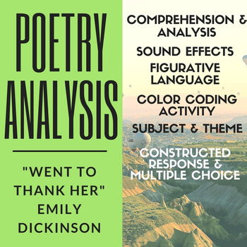 Poetry Analysis: Emily Dickinson's 