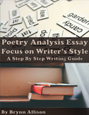 Poetry Analysis Essay on Writer's Style: Step by Step Writ