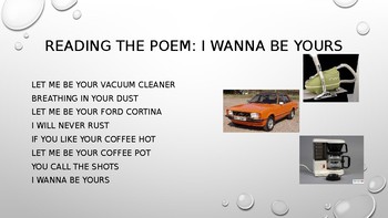 Poetry Analysis I Wanna Be Yours By John Cooper Clarke By The English Tutor