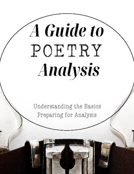 Preview of Poetry Analysis Reference Guide / Study Packet