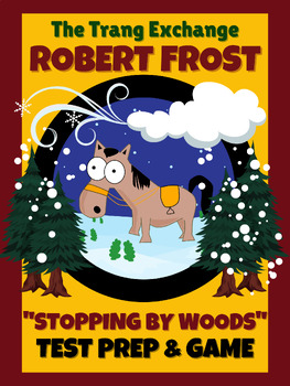Preview of Analyzing Poetry | "Stopping by Woods" by Robert Frost | Test | Game