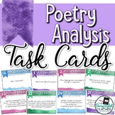 Poetry Analysis Task Cards for Any Poem