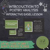 Poetry Analysis: Using Taylor Swift & Katy Perry Songs