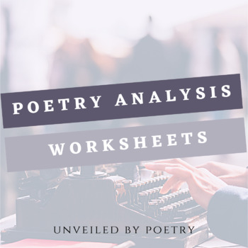 Preview of Poetry Analysis Worksheets
