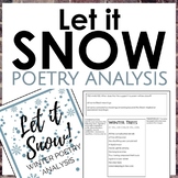 Poetry Analysis Worksheets for Secondary ELA 