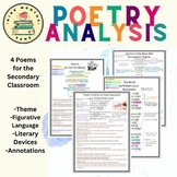 Poetry Analysis for the Secondary Classroom