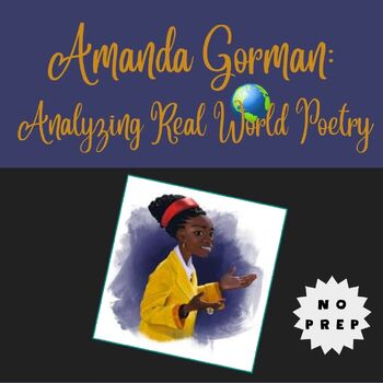Preview of Poetry, Analyzing Poetry, Amanda Gorman Close Study, Women's History Month