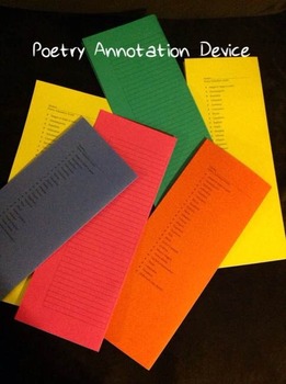 Preview of Free Poetry Annotation Device