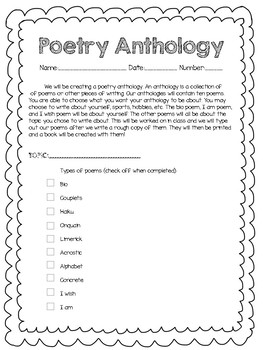 Preview of Poetry Anthology
