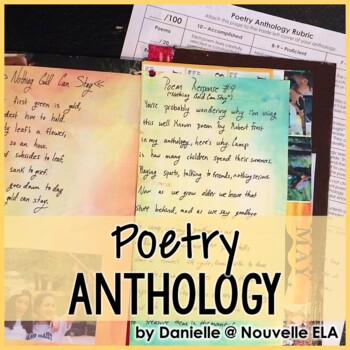 Preview of Poetry Anthology Project - Final Unit Project for Analyzing Poetry with Examples