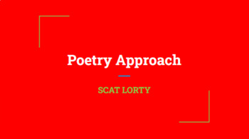 Preview of Poetry Approach - Notes and Summative Assessment Bundle