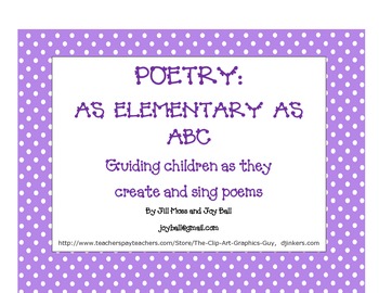 Preview of Poetry: As Elementary as ABC
