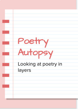 Preview of Poetry Autopsy, Layer 1