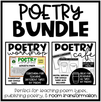 Preview of Poetry BUNDLE | Distance Learning