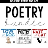 Poetry BUNDLE for Upper Elementary