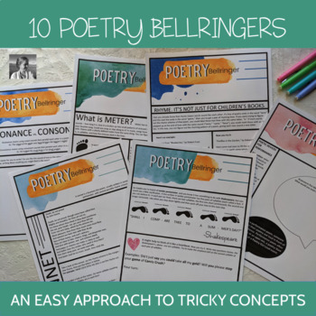 Preview of Poetry Bellringers: Meter, Rhyme, Form, and More