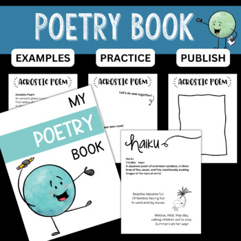 Preview of Poetry Book | Cinquain | Acrostic | Limerick | Haiku | Quatrain | Bio | Couplet