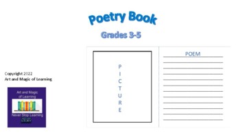 Preview of Poetry Book Grades 3-5