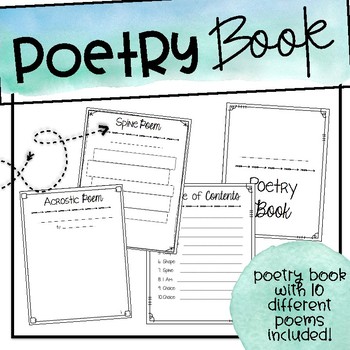 poetry book template
