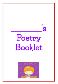 Preview of Poetry Booklet template 