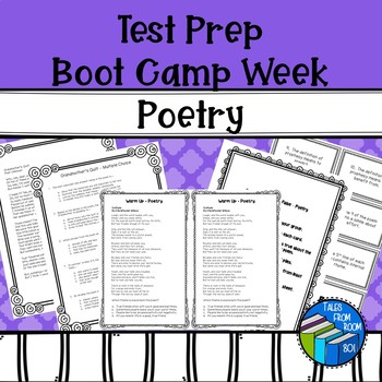Preview of STAAR Poetry Boot Camp - Test Prep - Middle School